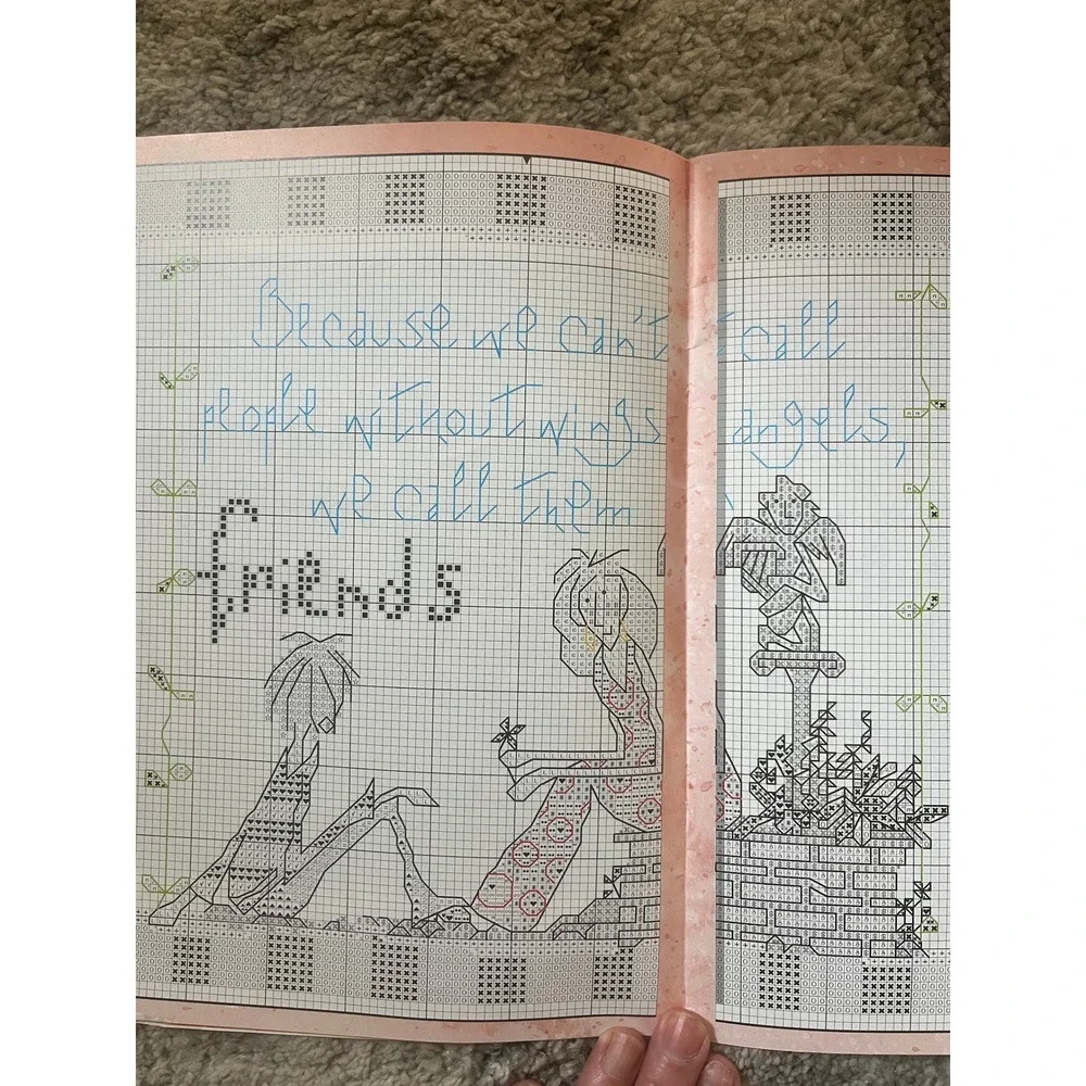 Leisure Arts Born To Shop Life Lessons Cross Stitch Pattern Book 10 Designs 4407
